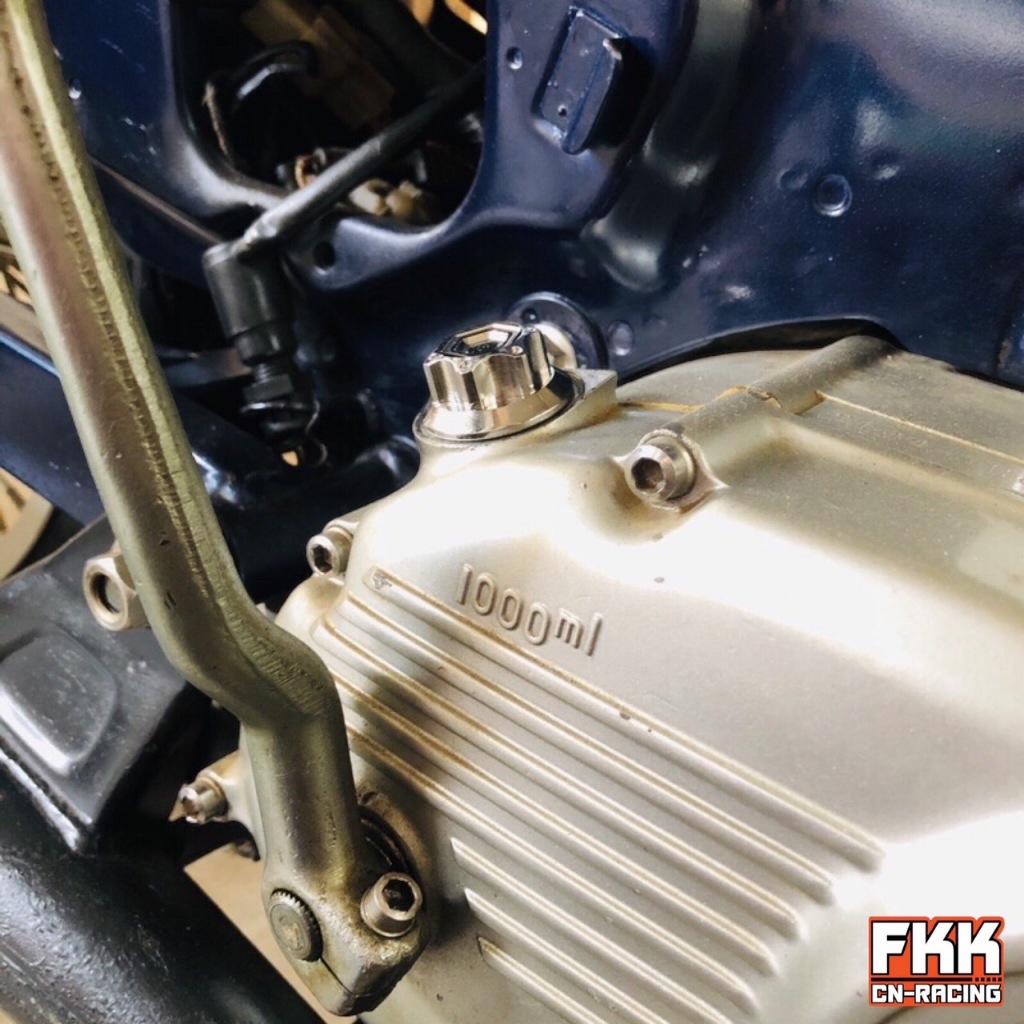 น็อตอุดน้ำมันเครื่อง เลสแท้ Honda Yamaha / X-max RC80 RC100 งานคุณภาพ ...