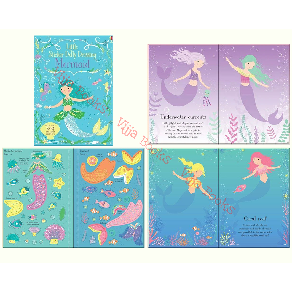 Usborne Activities: Little Sticker Dolly Dressing        [Z] | Shopee Thailand