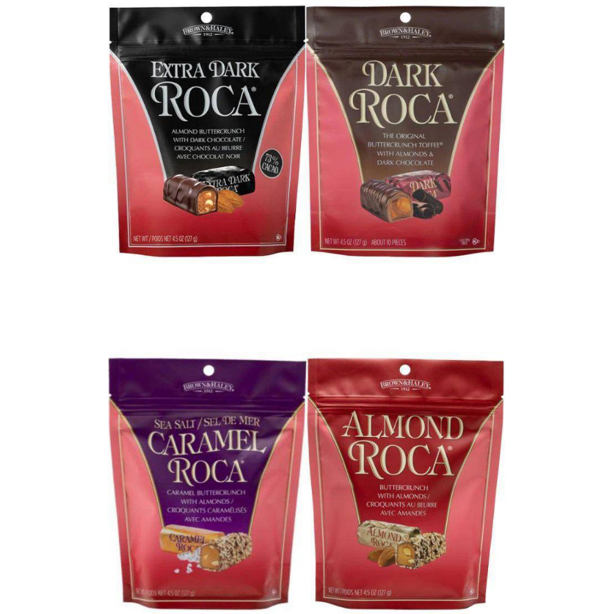 ช็อคโกแลต Roca Almond Buttercrunch 127g 4 รส(วันหมดอายุในรายละเอียด ...