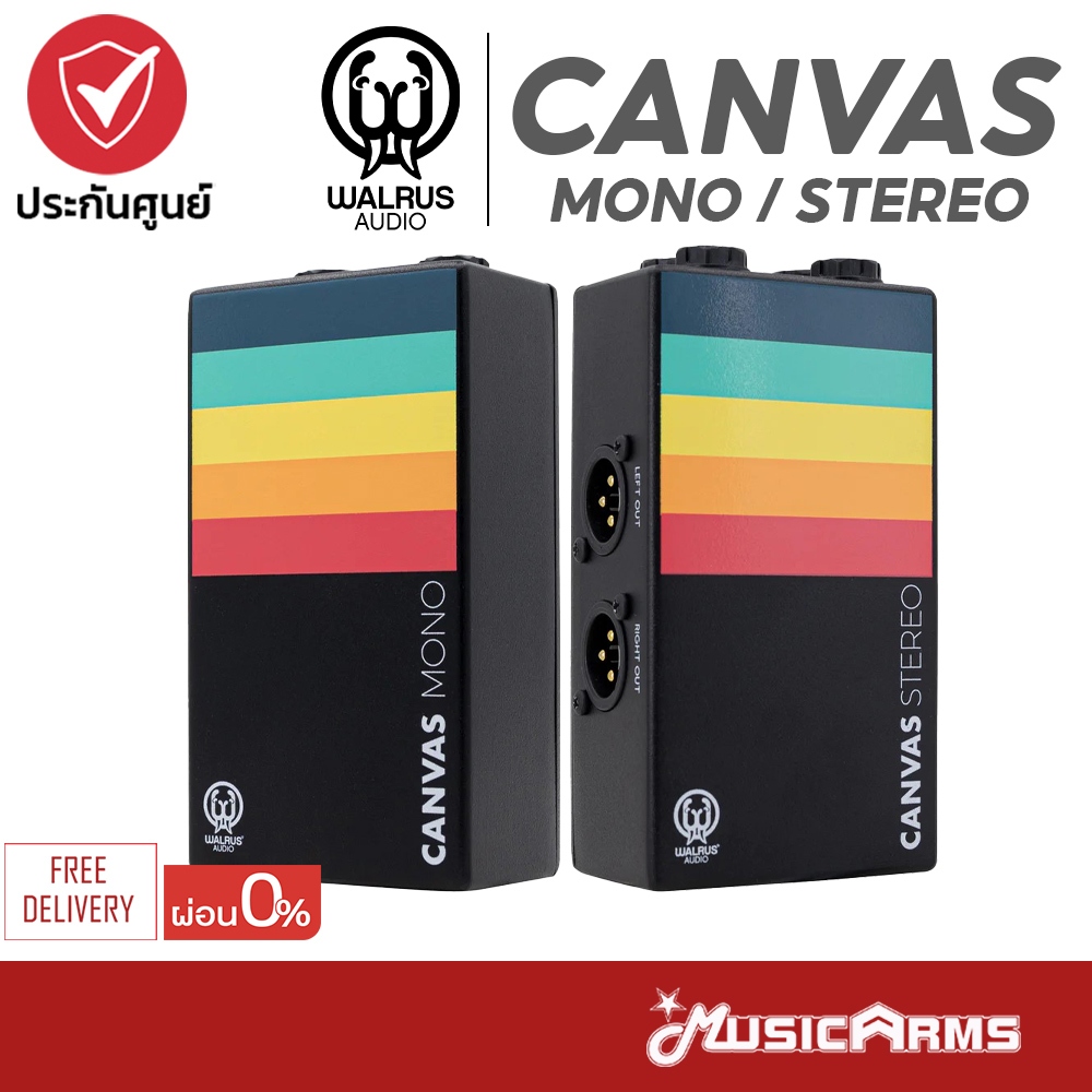WALRUS AUDIO Canvas Line Isolator D.I. ดีไอ บ๊อกซ์ WALRUS AUDIO Canvas