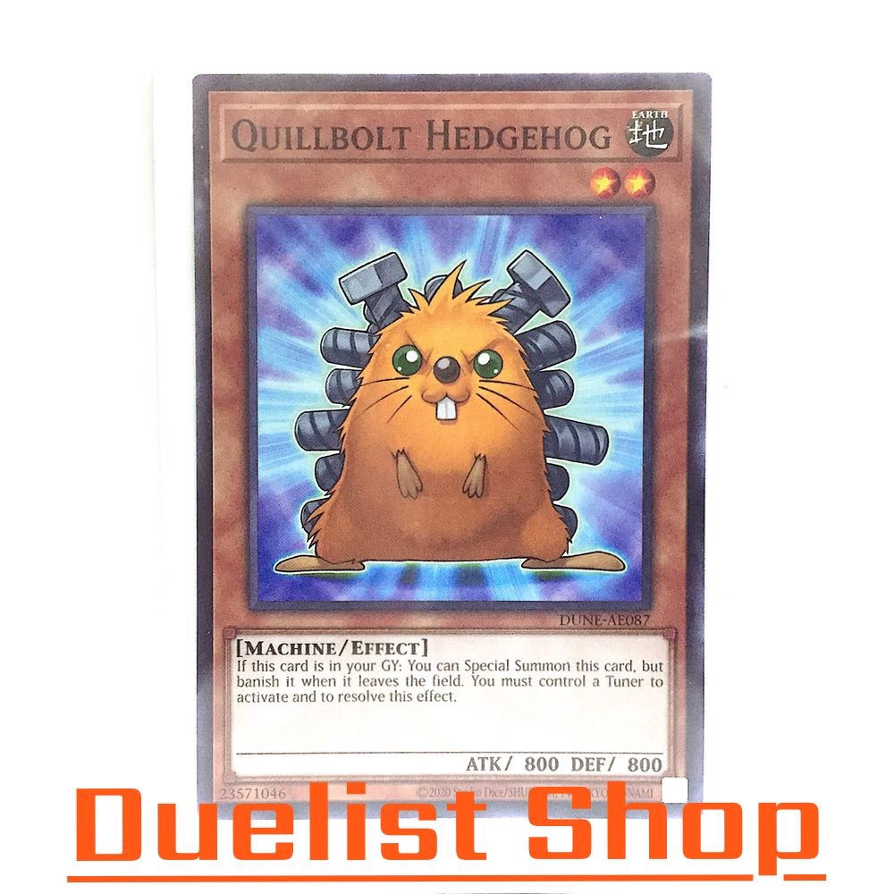 Quillbolt Hedgehog (N) Monster Earth Level2 [Machine/Effect] ชุด DUNE ...