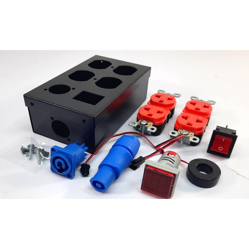 ชุด BOX-4 จอแสดงผล โวล์ท+แอมป์ VA สำหรับลูกค้านำไปประกอบเอง แถมเพาเวอร์ ...