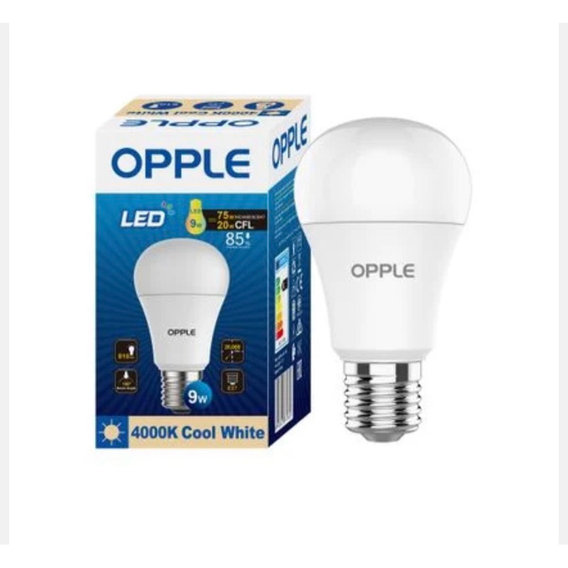 หลอดไฟ LED OPPLE 9W. | Shopee Thailand