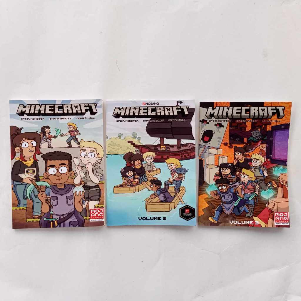 การ์ตูนภาษาอังกฤษ Minecraft (Graphic Novel) comic ปกอ่อน ภาพสี | Shopee ...