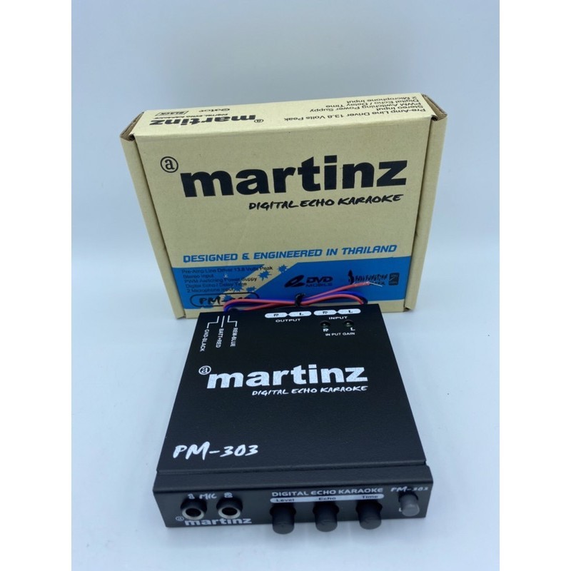 ปรีไมค์ MARTINZ รุ่น PM-303 / Nologo รุ่น K-333 ปรีคาราโอเกะรถยนต์ขนาด ...