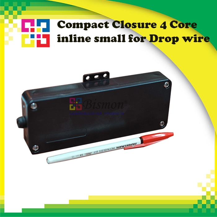 B1-CLDR04 กล่องพักจุดต่อสายไฟเบอร์ Compact Closure 4 Core inline small ...