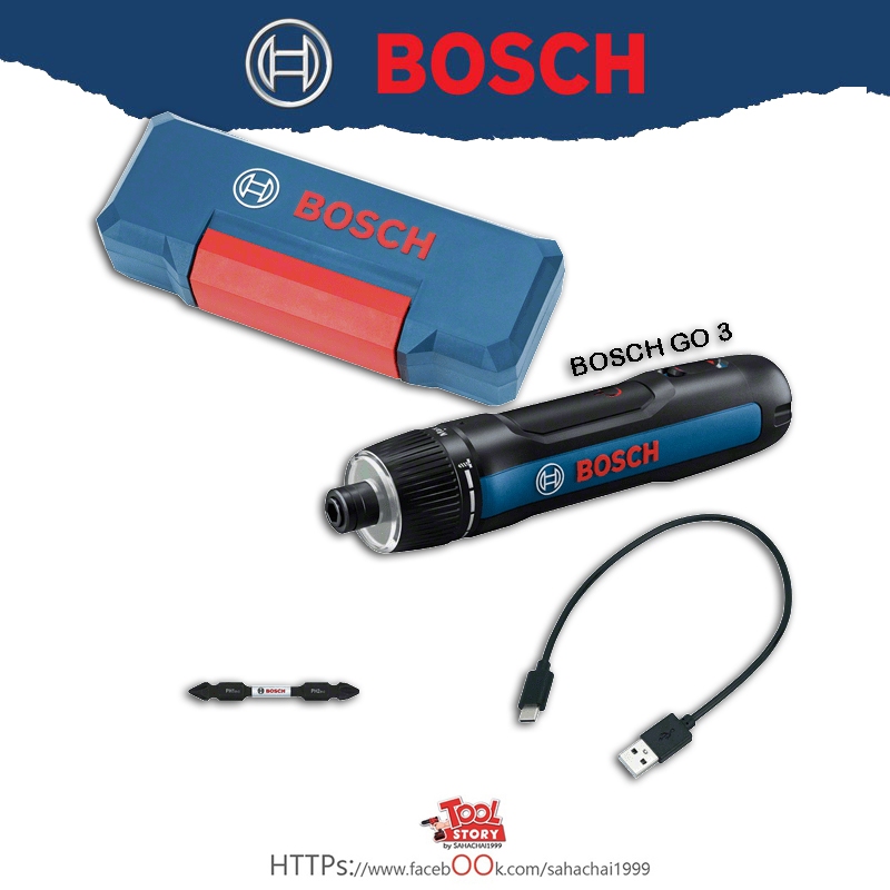 Bosch Go 3 ไขควง ไร้สาย Cordless Screwdriver | Shopee Thailand
