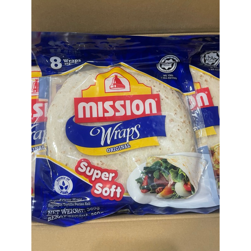 แผ่นตอติญ่า mission wrap original สินค้ามีพร้อมส่ง | Shopee Thailand