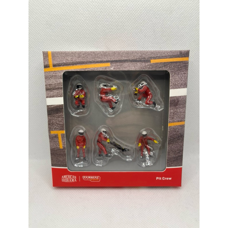 Figure Pit Crew สเกล1/64 Tarmac Works | Shopee Thailand