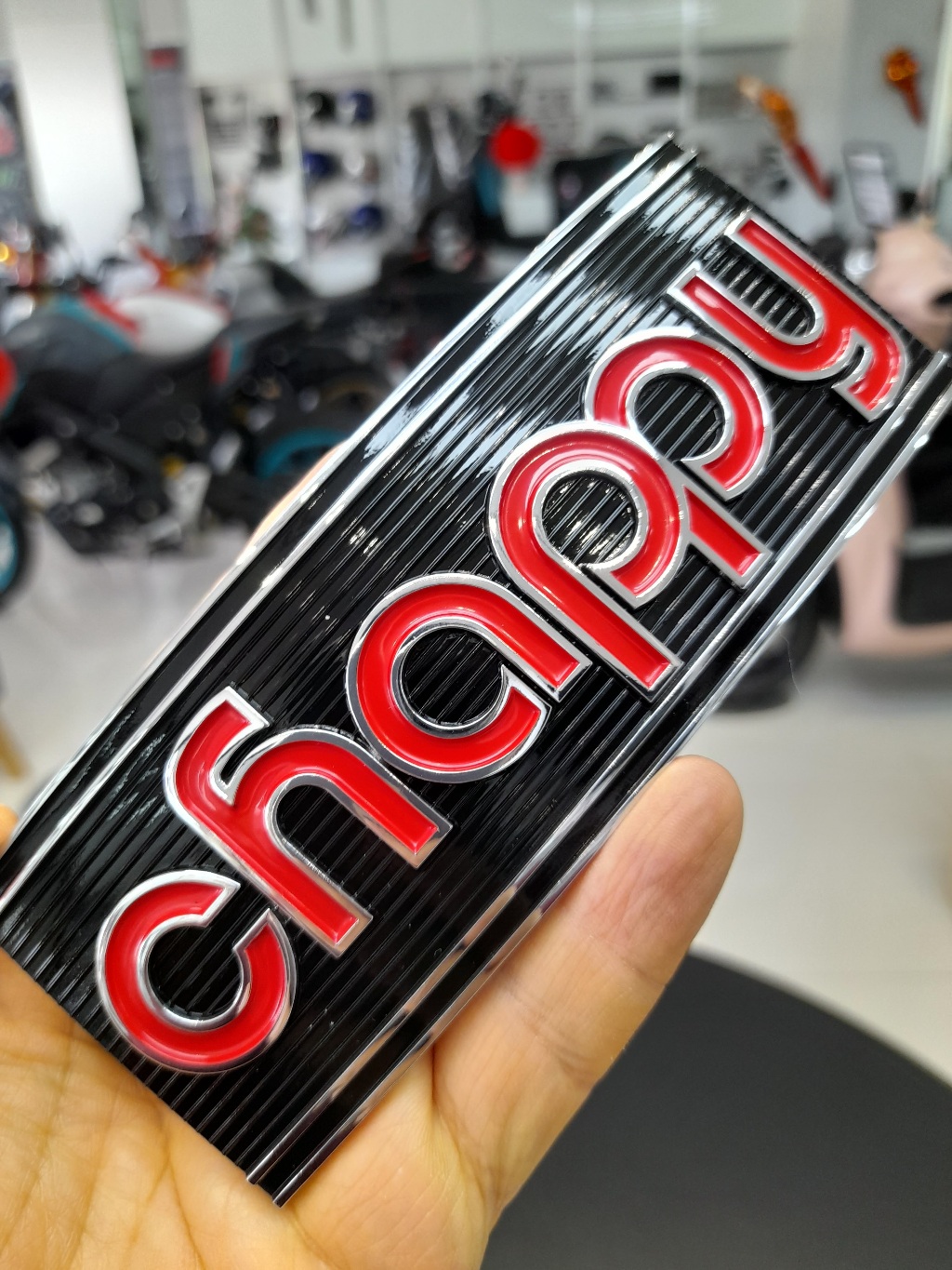 4391472900 Emblem CHAPPY ตราโลโก้ LB50PJ CHAPPY 1980-1982 YAMAHA แท้ ...
