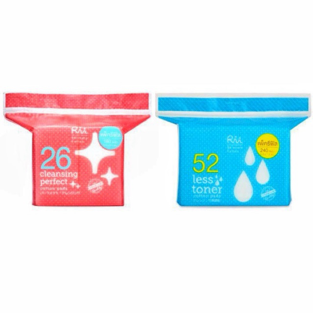 สำลีแผ่นเนื้อนุ่ม Rii Cleansing Perfect / สำลีแผ่นสำหรับโทนเนอร์ รุ่น ...