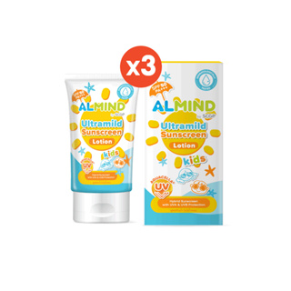 (ซื้อ 3 ขวดรับของแถม) ALMIND by SCGP Ultramild Sunscreen Lotion SPF 50 PA+++