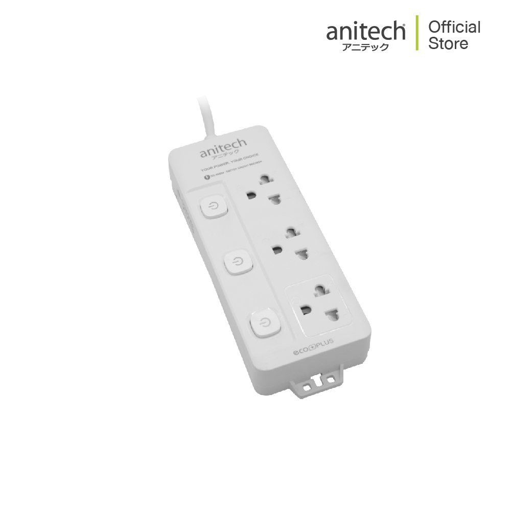 Anitech แอนิเทค ปลั๊กไฟ 1 แถม 1 รุ่น H2033-PRO [สินค้ารับประกัน 2 ปี ...