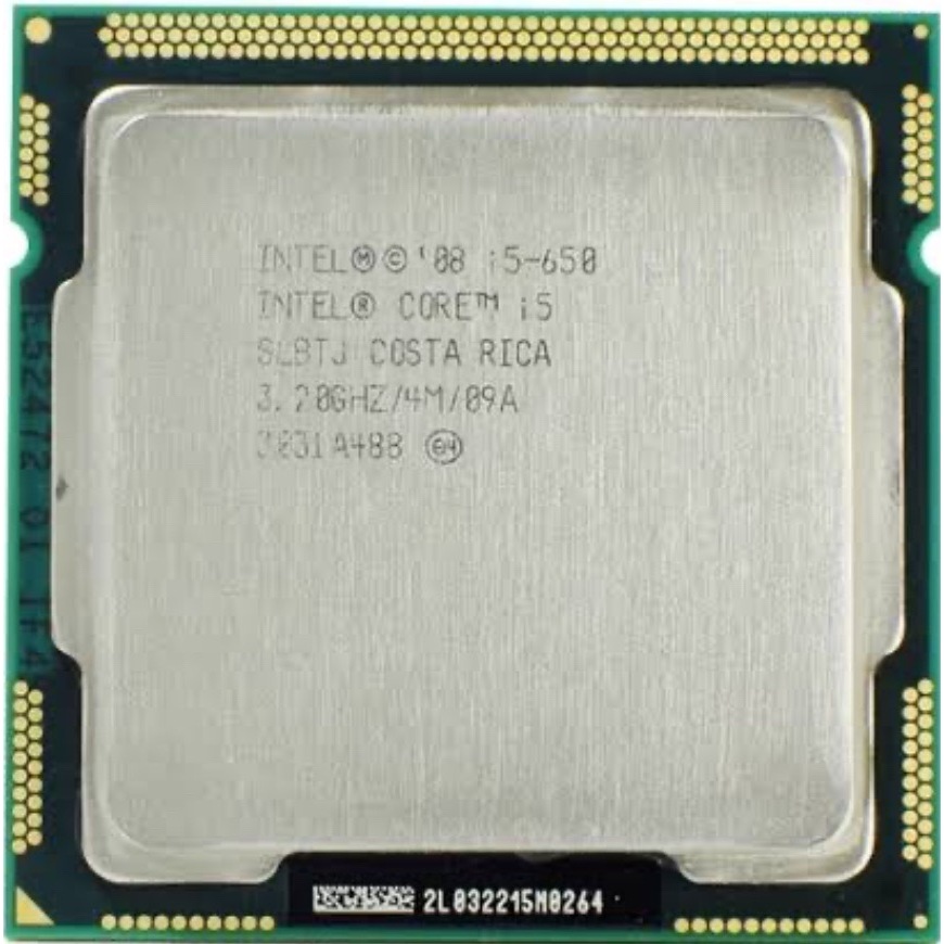 ซีพียู CPU intel i5-650/ i5-660/ i5-750/ i5-760/ i7-860 /i7-870 Socket ...