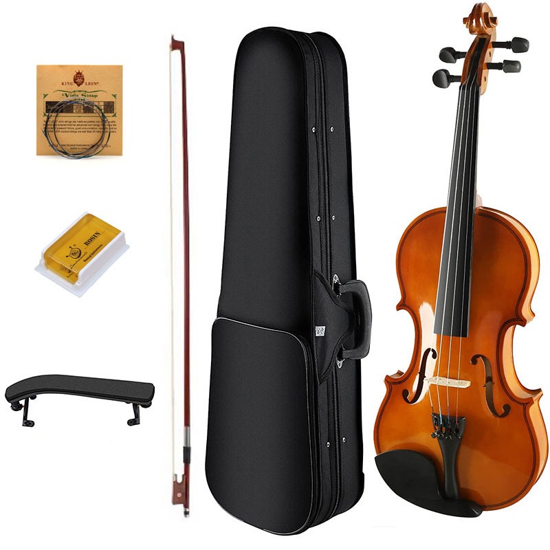 ไวโอลิน Violin Wood ไวโอลีน ไวโอลินไม้ คุณภาพสูง พรีเมี่ยม อุปกรณ์ครบ ...