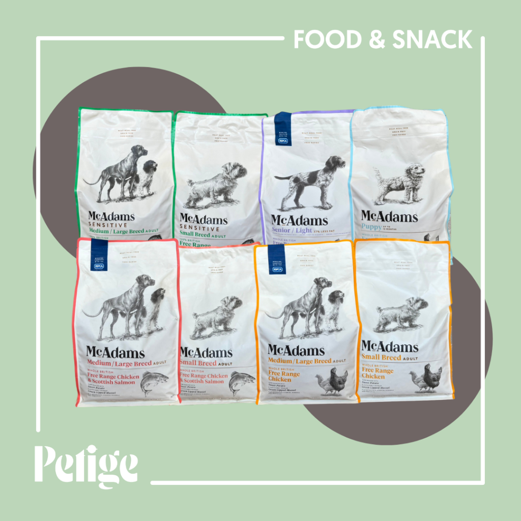 McAdams แมคอดัมส์ Super Premium Dog Food อาหารเม็ดสำหรับสุนัขเกรดพรีเมี