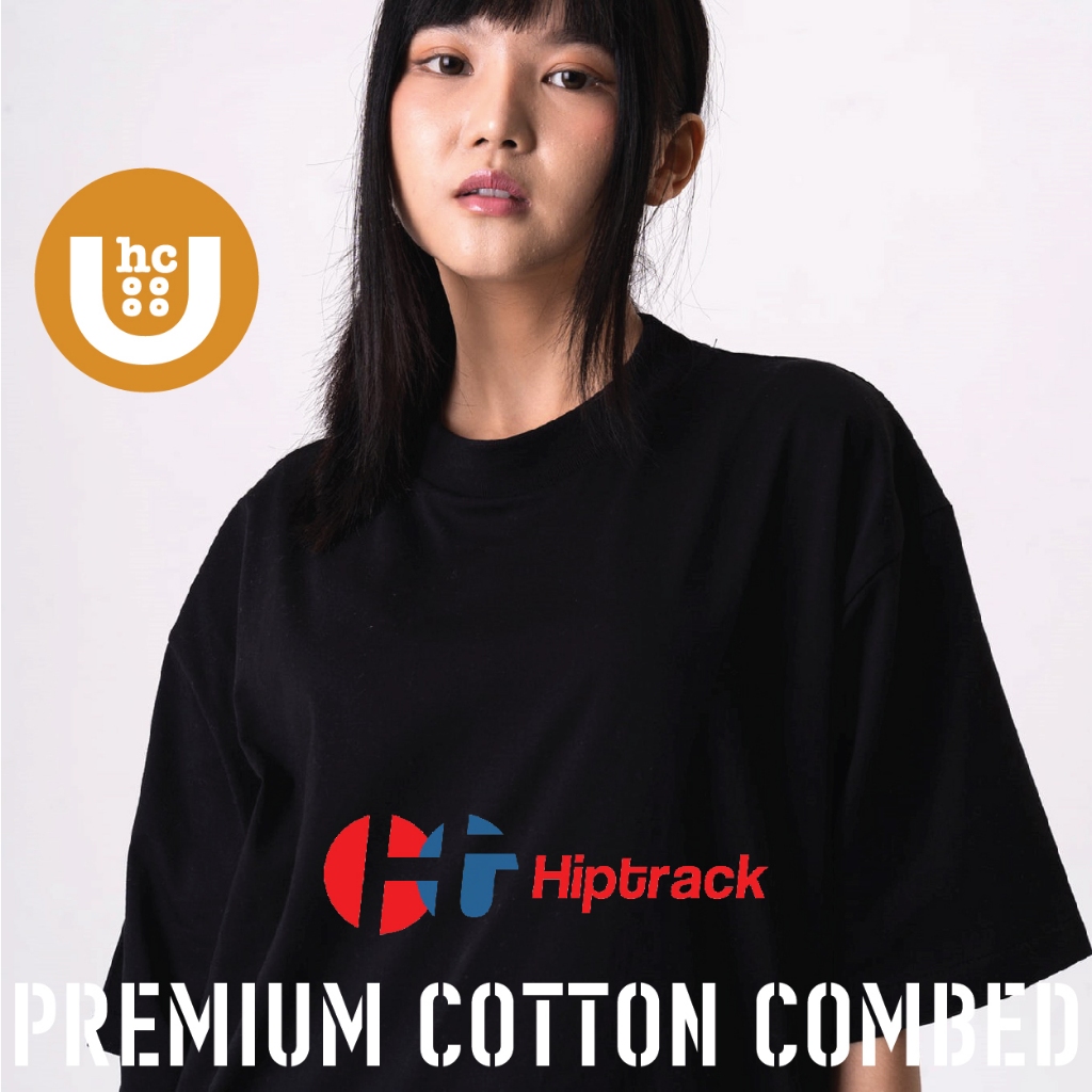 HIPTRACK - Premium Cotton Combed 100% เสื้อยืด คอฟิต unisex | Shopee ...