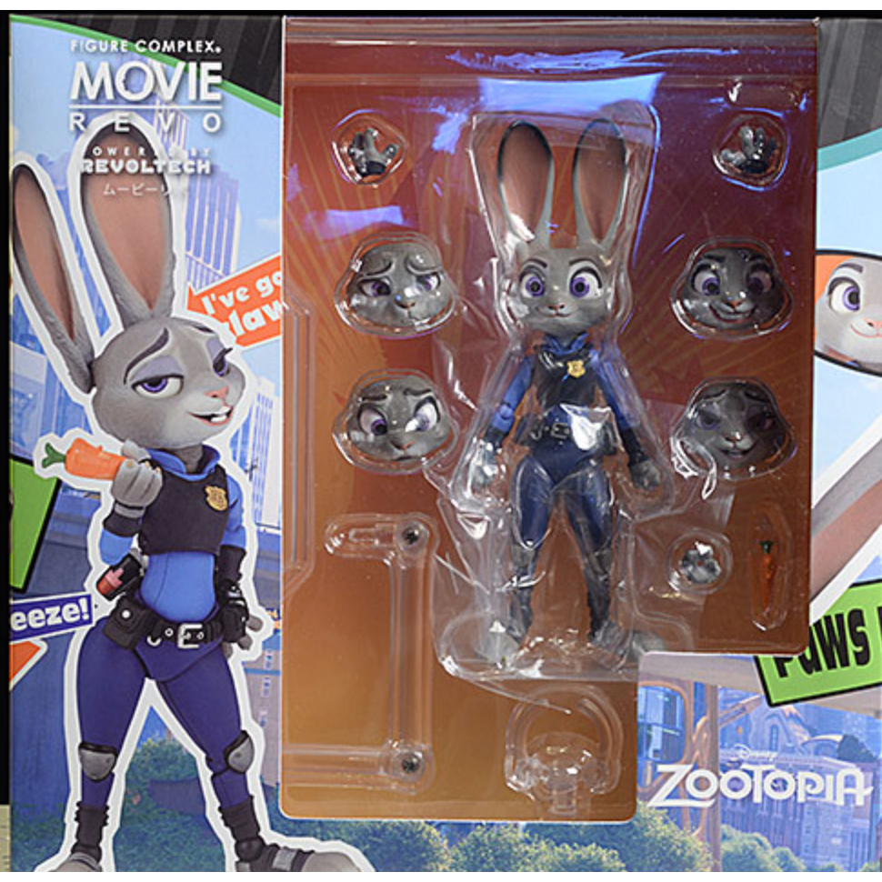 Kaiyodo Revoltech Zootopia ซูโทเปีย - Judy Hopps , Nick Wilde ระบุแบบ ...