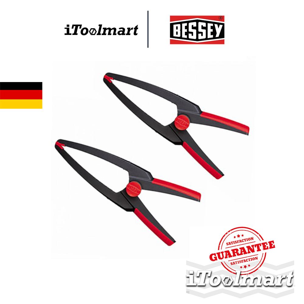 BESSEY NEEDLE NOSE SPRING CLAMP (2pc) แคลมป์จับชิ้นงาน อ้ากว้าง 55 mm ...