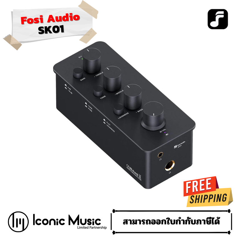 Fosi Audio SK01 Headphone Amplifier/Preamplifier ปรับแต่งเสียงแหลม ...