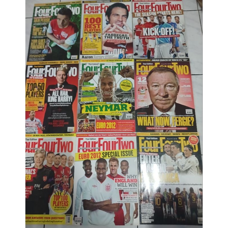 นิตยสาร Four Four Two 9 เล่ม | Shopee Thailand