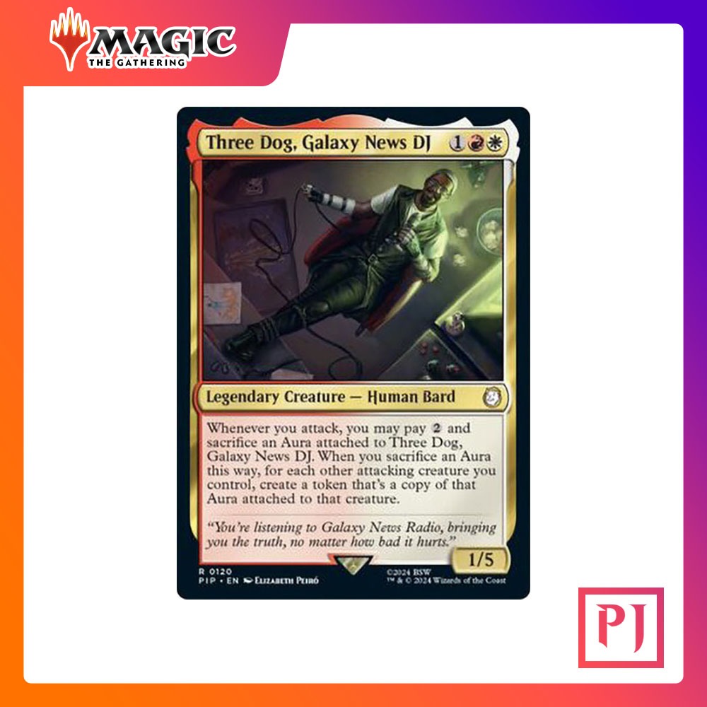 [MTG] Three Dog, Galaxy News DJ - Fallout Commander [PIP] [MULTI] [RARE ...