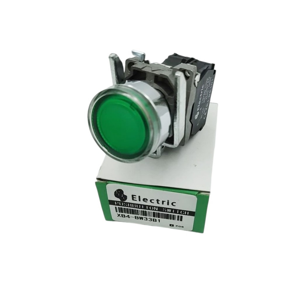 XB4-BW PUSH BUTTON LAMP SWITCH สวิตช์ปุ่มกดมีไฟ 22มิล แบบกดติดปล่อยดับ ...