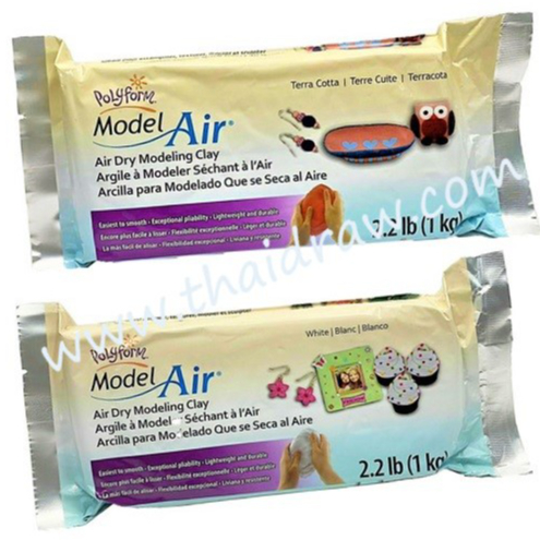 Polyform Model Air ดินปั้น 1000 กรัม (Air Dry Modeling Clay) | Shopee ...