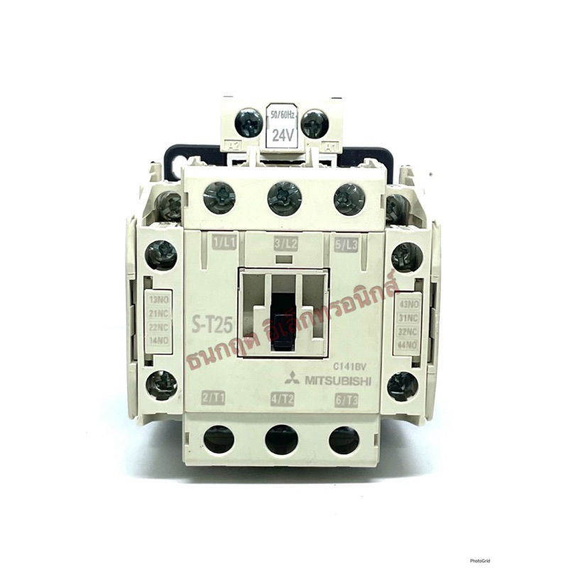 S-T25 ST25 lth=32A 24VAC ยี่ห้อ MITSUBISHI แมกเนติก คอนแทคเตอร์ ...