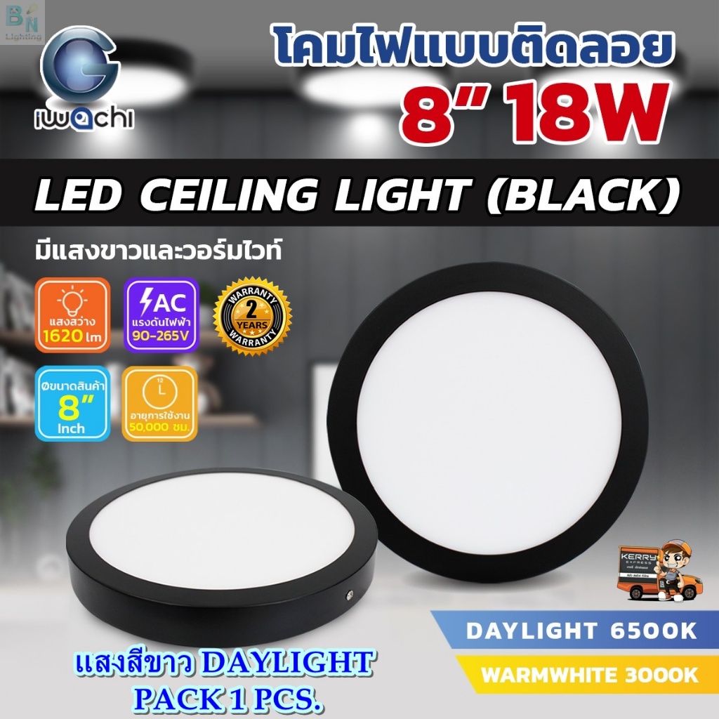 โคมไฟดาวน์ไลท์ LED แบบติดลอย ดาวน์ไลท์ติดลอย ดาวไลท์ LED หลอด LED ...