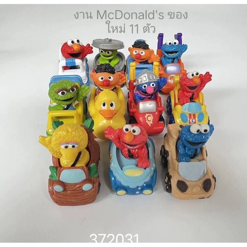 Sesame Street Racers Ernie, Big Bird, Cookie Monster and Elmo | Shopee ...