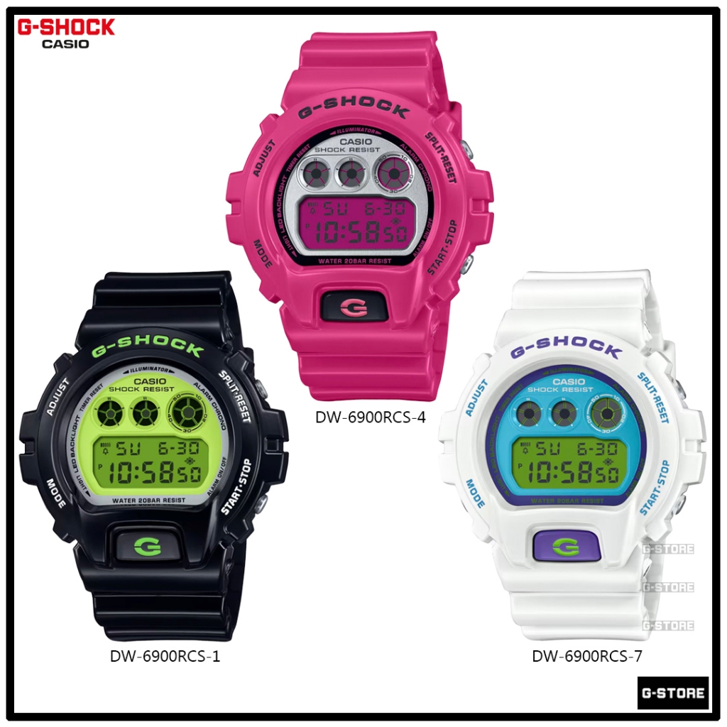 CASIO G SHOCK DW 6900RCS 1 DW 6900RCS 4 DW 6900RCS 7 1 DW6900 DW 6900 DW 6900RCS Shopee Thailand
