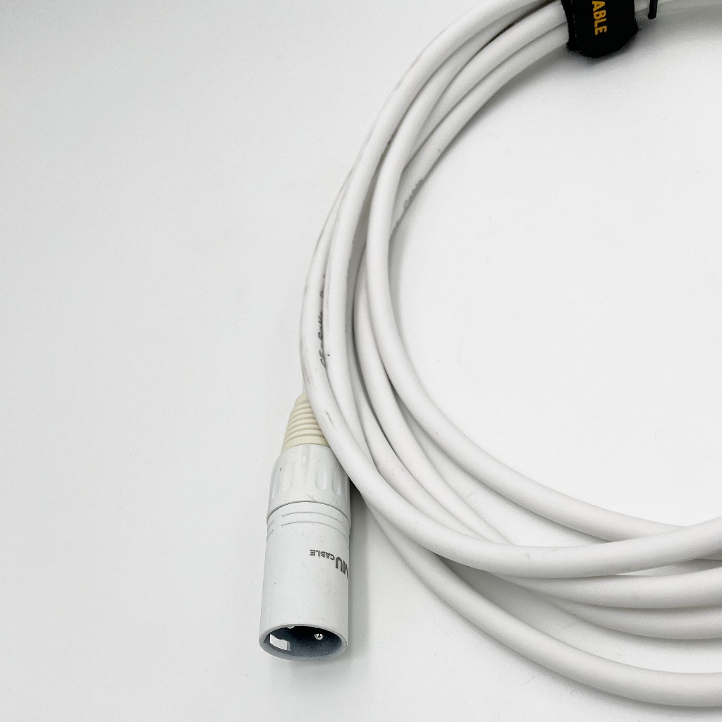 Mu Cable สายไมค์โครโฟน สีขาว | Shopee Thailand