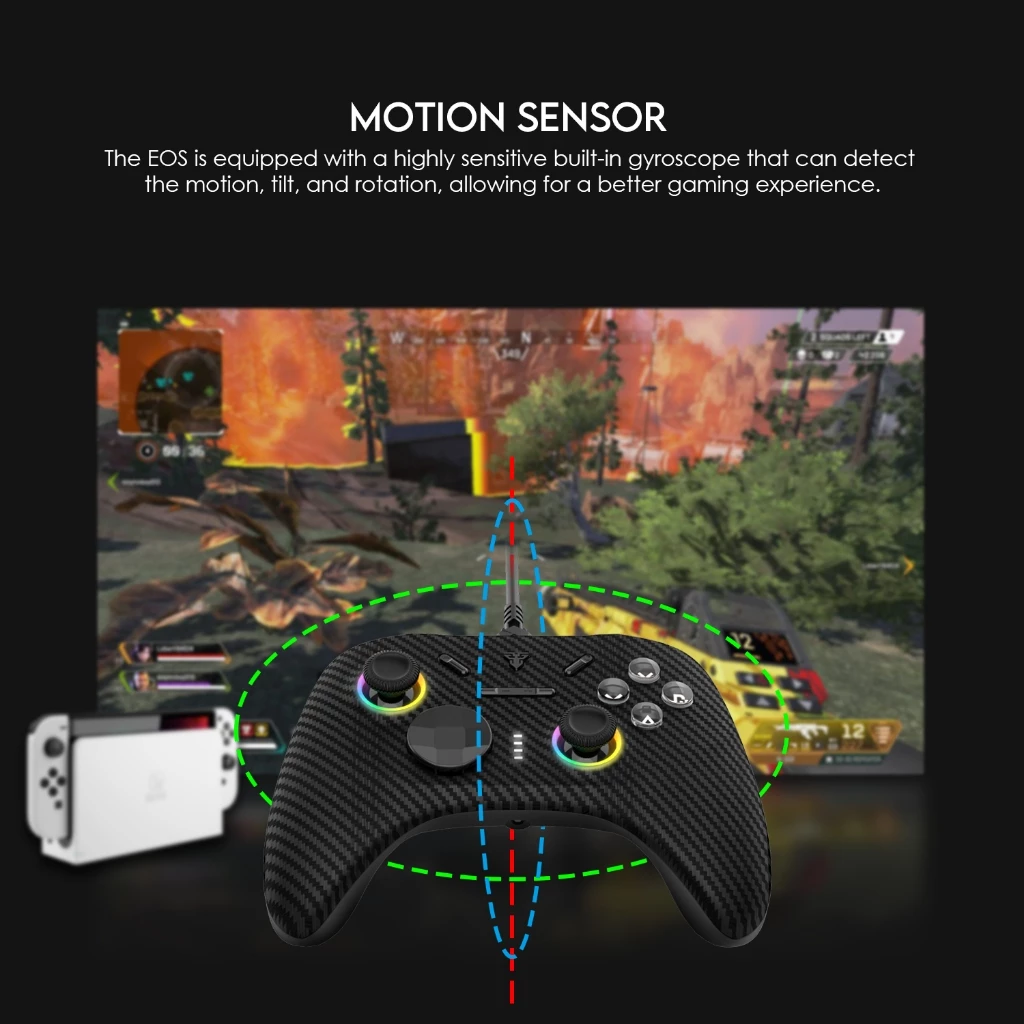 FANTECH GP15 จอยเกมมิ่ง wired gaming controlle ปรับระดับได้ 3 โหมด รองรับ PC, PS3,  Android, IOS https://wayoza.com