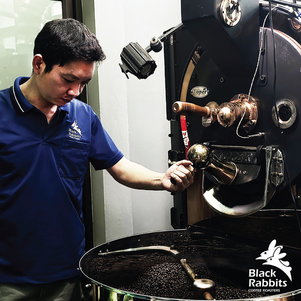 Black Rabbits เมล็ดกาแฟ คั่วเข้ม - ESPRESSO BLEND 40 g. กาแฟกลิ่น ดาร์ ...