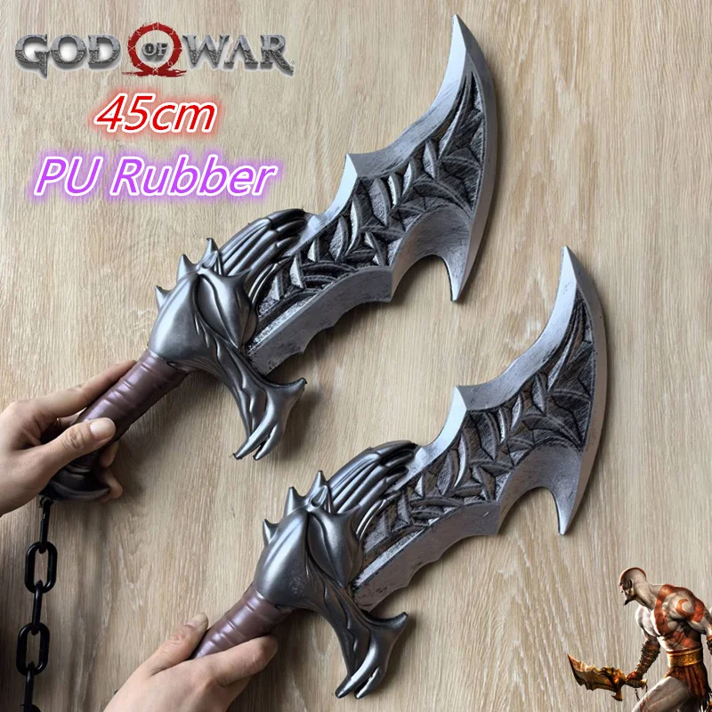 God of war 4 คอสเพลย์ 1:1 Chained Silver Rune ใบมีด Golden Dragon ...