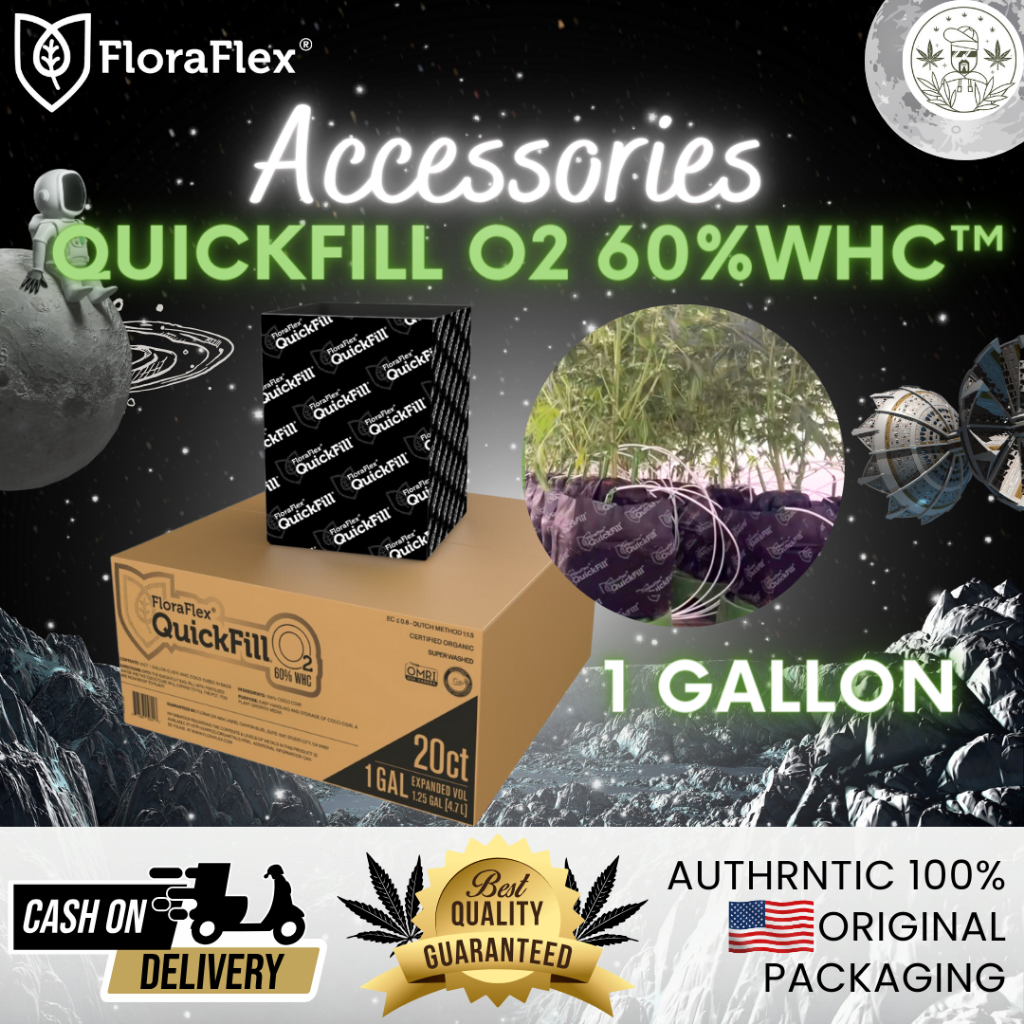 QuickFill O2 Bag 60% WHC 1 Gallon QuickFill™ ถุงขุยมะพร้าว มาพร้อมกับรู ...