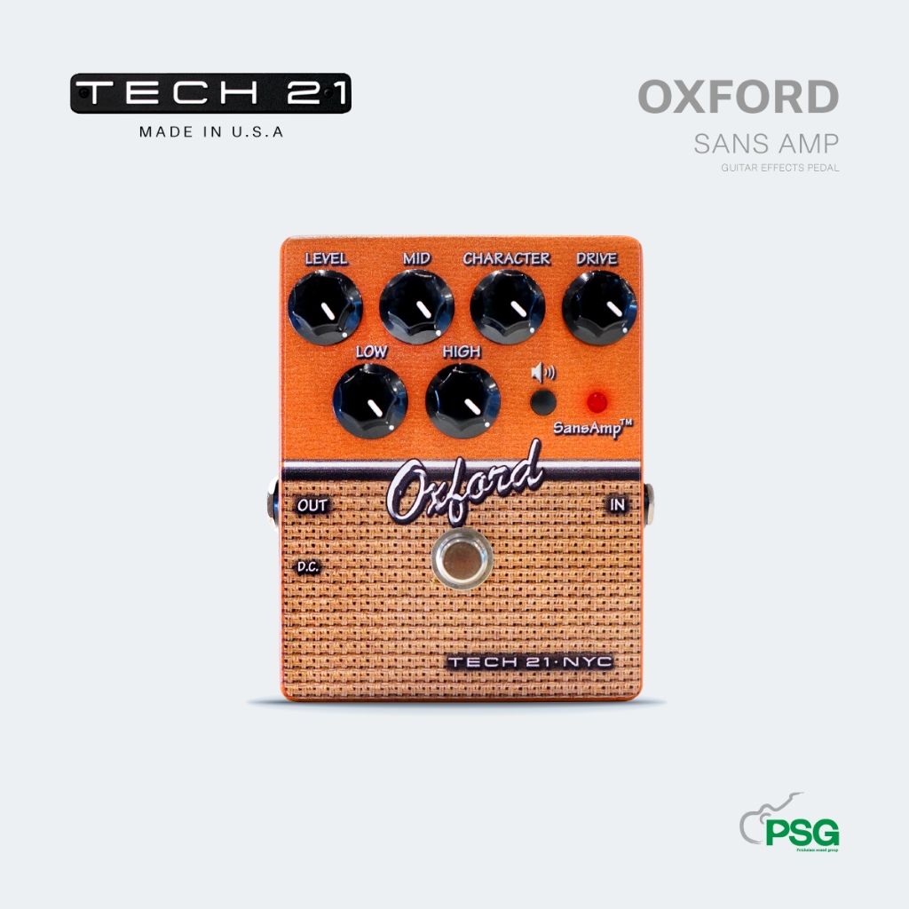 TECH 21 : OXFORD SANS AMP GUITAR EFFECTS PEDAL | Shopee Thailand