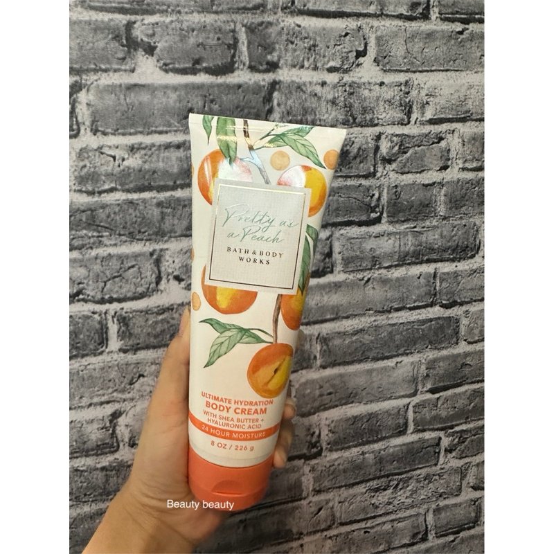 Bath and Body Works Pretty as a Peach Ultra Shea Body Cream 226g. แท้ ...