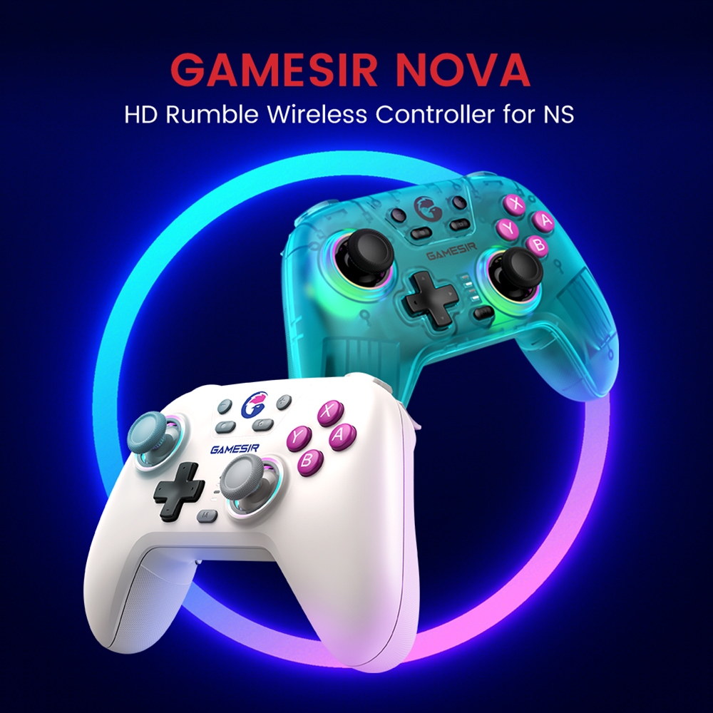 GameSir Nova HD Rumble NS Controller จอยเกมไร้สาย เซ็นเซอร์ GameSir ...