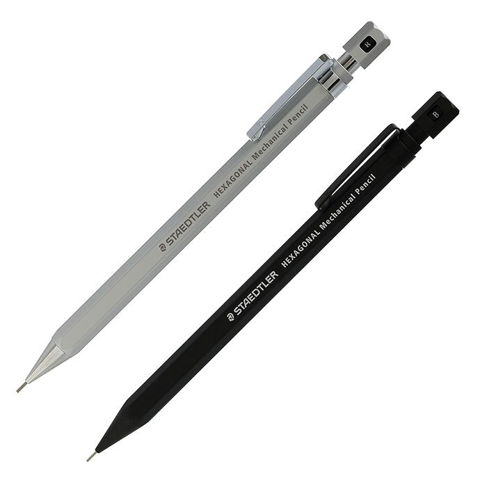 STAEDTLER Crayon Mécanique All Black 925 35-05B 2.0mm - Modèle Haut De Gamme