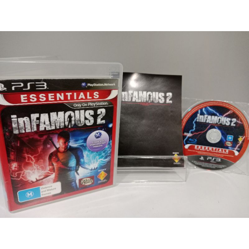 Jeu PS3 InFamous 2 - Version Française - Occasion Très Bon état Avec Boîte
