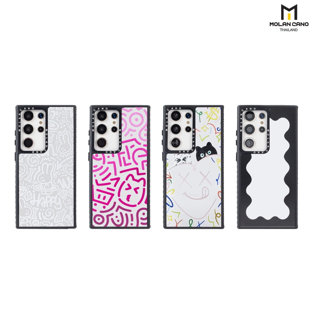 MOLAN CANO รุ่น S24 Ultra Mirror printing เคสกระจกสกรีนลาย สำหรับซัมซุง ...