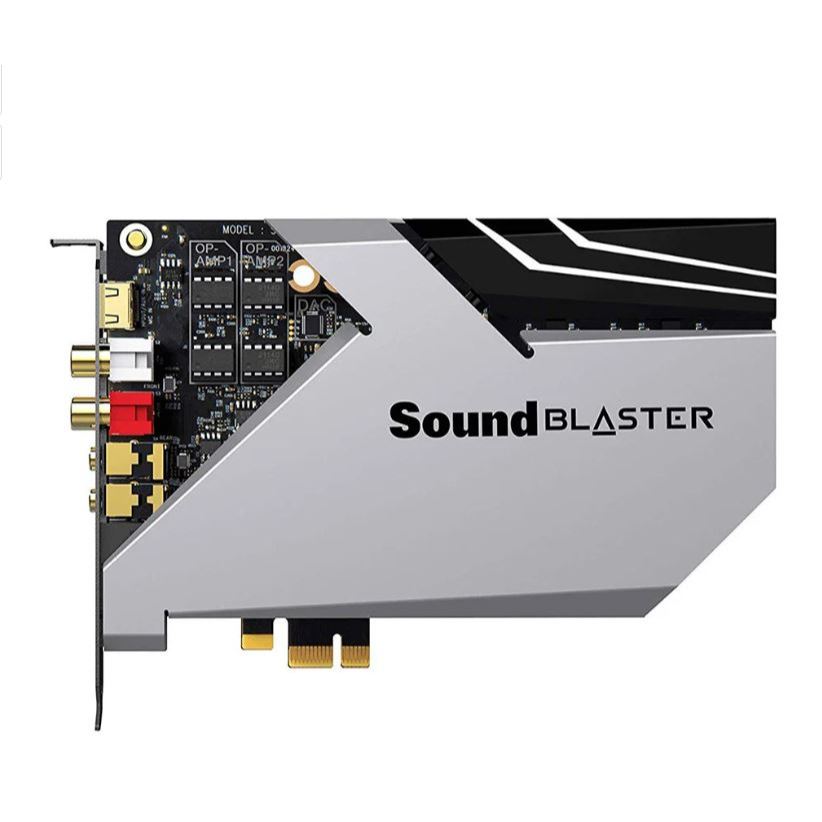 SOUND CARD (ซาวด์การ์ด) CREATIVE SOUND BLASTER X AE-9 METALLIC (GRAY ...
