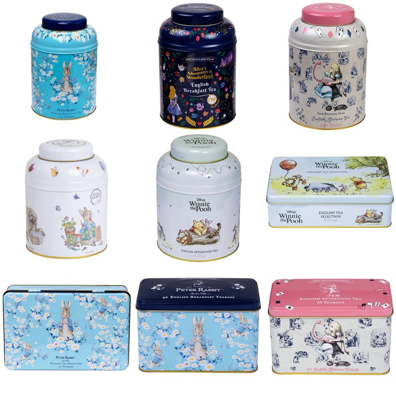 New English Teas Alice in Wonderland Peter Rabbit & Winnie The Pooh ...