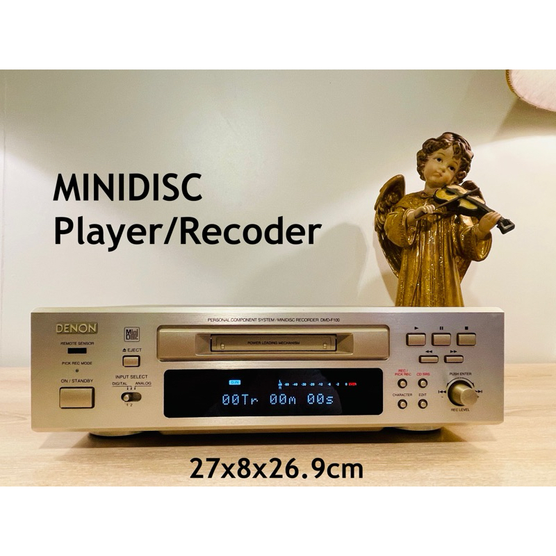 MD-01-030624 DENON DMD-F100 เครื่องเล่น MD มือสองจากประเทศญี่ปุ่น