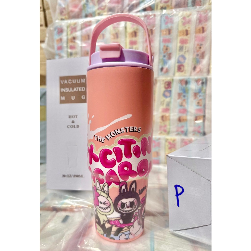 แก้วเยติLabubu แก้วLabubu แก้วลาบูบู้ สแตนเลส 890ml | Shopee Thailand