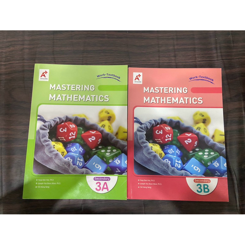 หนังสือเรียน mastering mathematics work-text book 3A 3B หนัฃสือมือสอง ...