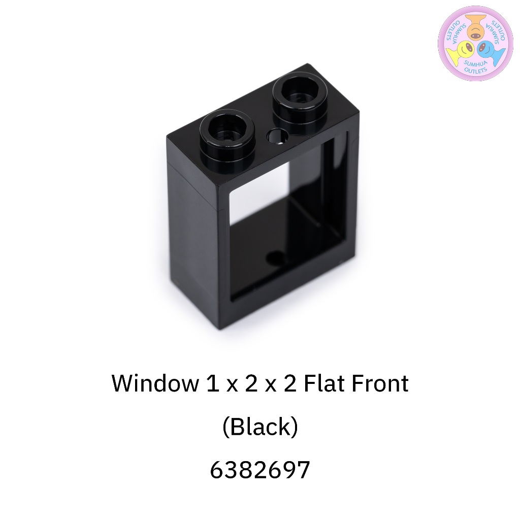 ชิ้นส่วน อะไหล่ เลโก้ Lego Part No. 60592, Window 1 x 2 x 2 Flat Front ...