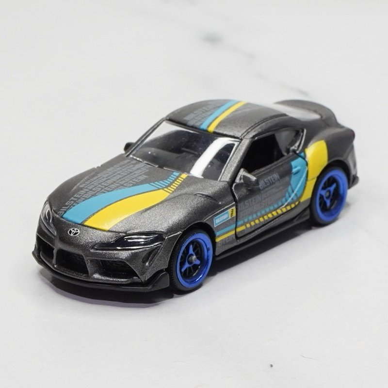 โมเดลรถเหล็ก มาจอเร็ตต์ Majorette Toyota GR Supra SZ-R สีเทาดำ ล้อน้ำ ...